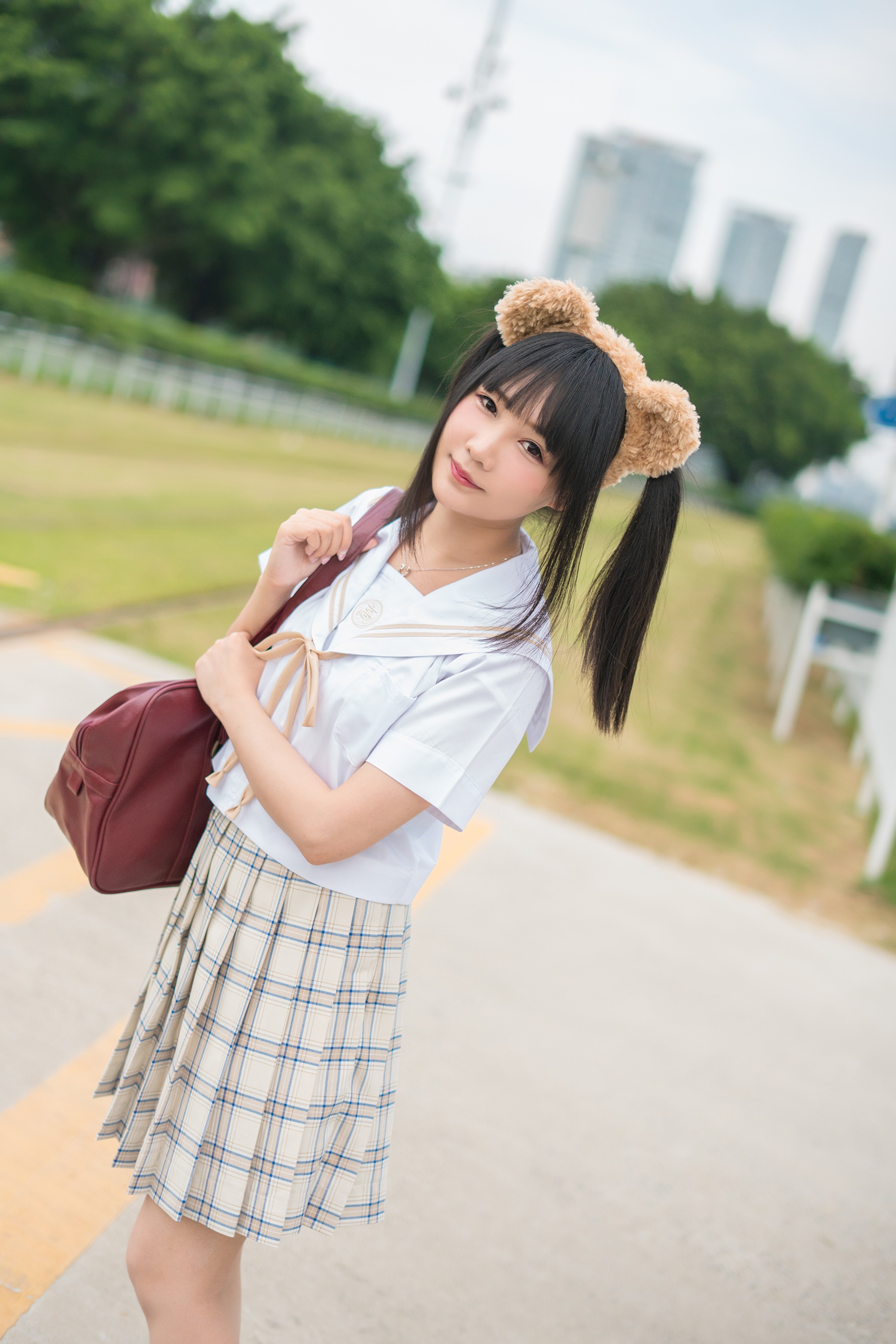 铭铭 Kizami - NO.006 今天铭铭是高中生 [98P]-XikXak